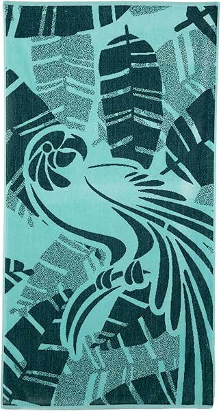 DeFacto Erkek Erkek Pamuklu Plaj Havlusu, Yeşil, Standard