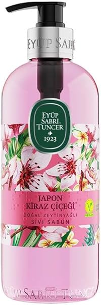 Eyüp Sabri Tuncer Doğal Zeytinyağlı Sıvı Sabun Japon Kiraz Çiçeği 500 ml