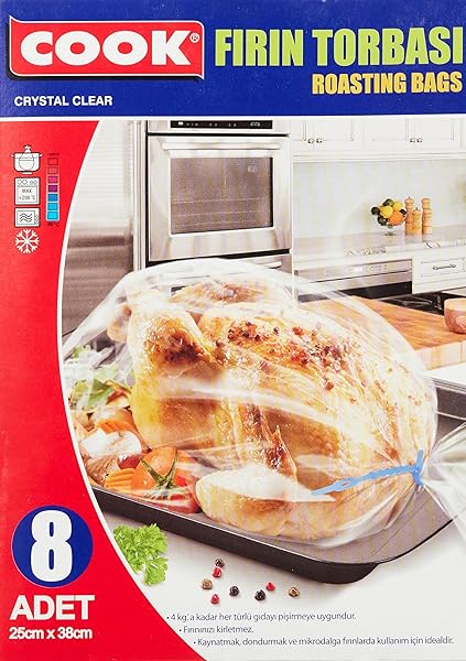 Cook Fırın Torbası Standart Boy 25 x 38 cm (8 Adet/Kutu içi)