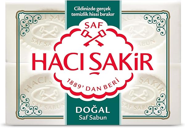 Hacı Şakir Doğal Geleneksel Beyaz Sabun (4 x 200 g)