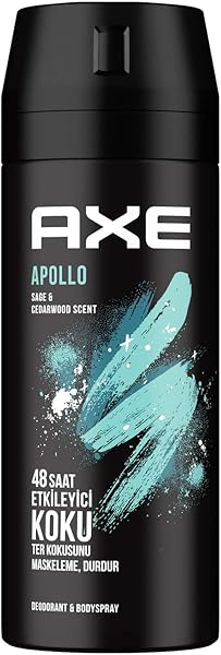 Axe Erkek Sprey Deodorant Apollo 48 Saat Etkileyici Koku Vücut Spreyi 150 ml