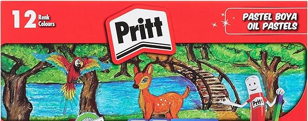 Pritt 12'li Pastel Boya - Karton Kutu