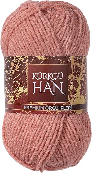 Kürkçü Han Dekor 100gr 100m El Örgü İpi (Gül Kurusu)