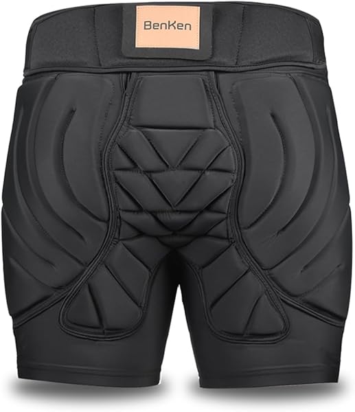 BenKen 3D EVA Dolgulu Şort Kalça Kalça Kalça Koruyucu Pedli Kısa Pantolon Nefes Alabilir Darbe Koruma Şort Kaykay, Snowboard 