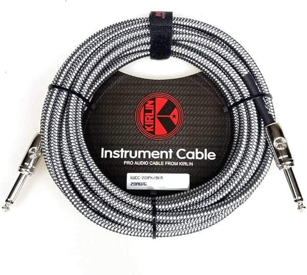 Kirlin 3mt. 1/4'' Mono Enstrüman Kablosu