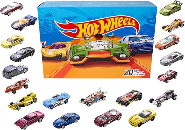 Hot Wheels 20'li Araba Seti, 1:64 ölçekli araçlardan oluşur, koleksiyonerler ile 3 yaş ve üzeri DXY59