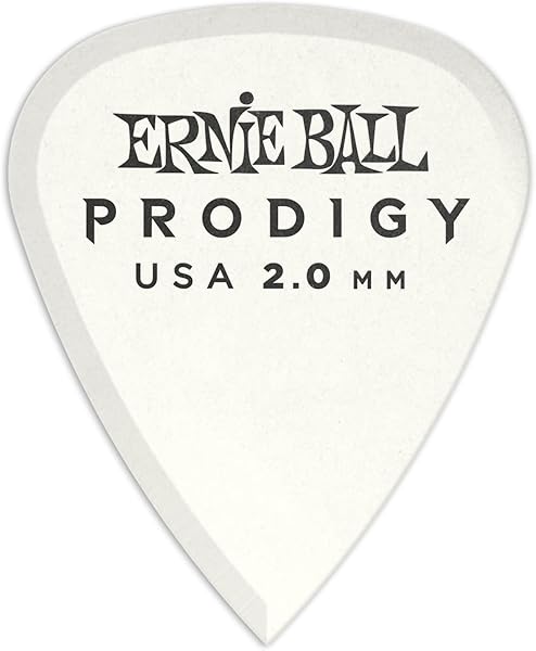 Ernie Ball Standart Penalar, 2.0 Mm, Beyaz, 6'Lı Paket