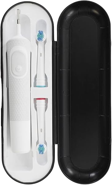 Pi&Go Oral B Şarjlı Diş Fırçası Saklama Kabı – Oral B Elektrikli Diş Fırçası Uyumlu Saklama Kutusu, 4 Renkli (Siyah)