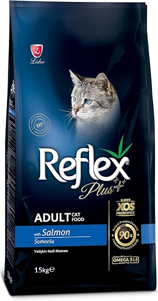 Reflex Plus Yetişkin Kediler için Somonlu Kedi Maması, 1,5 Kg