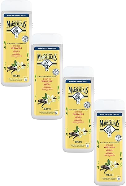Le Petit Marseillais Vanilya Sütü Duş Jeli (4 x 400 ml)