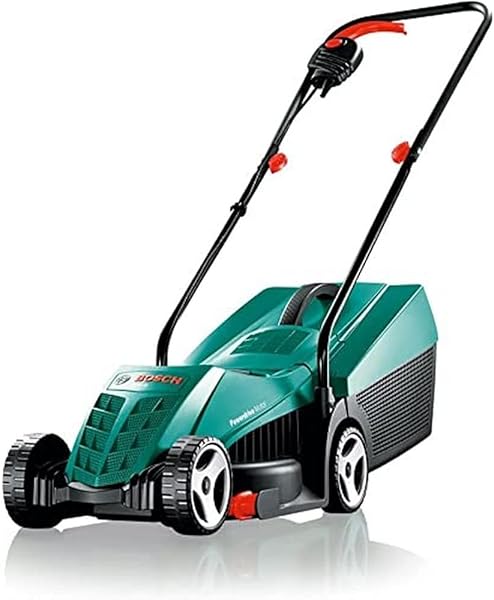 Bosch Home And Garden Elektrikli Çim Biçme Makinesi Arm 32 (1200 Watt, 32 Cm Kesme Genişliği, 20-60 mm Ayarlanabilir Kesme Yü