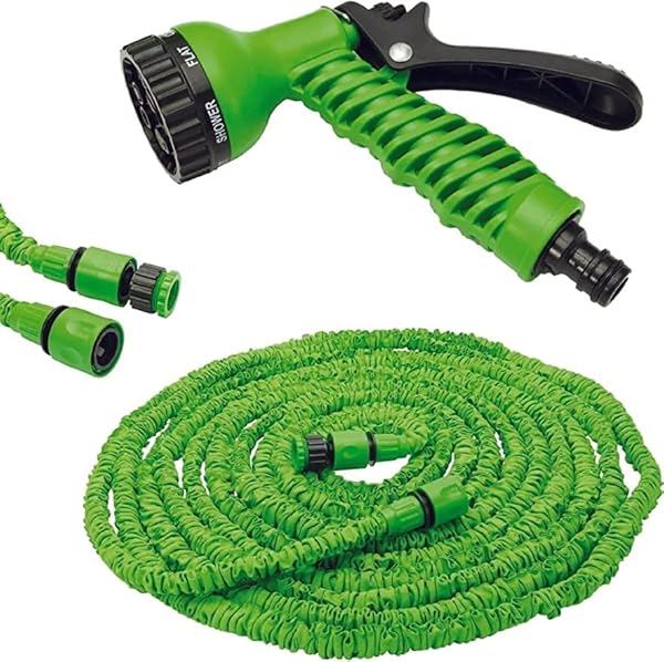 Tabancalı Uzayan Bahçe Hortumu 5 X 15 M Uzayan Hortum - 15MT