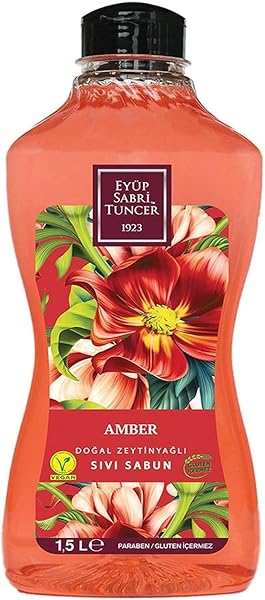Eyüp Sabri Tuncer Doğal Zeytinyağlı Sıvı Sabun Amber 1500 ML
