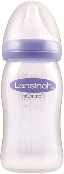 Lansinoh 75990 Biberon (240 ml, Şeffaf, Orta Akış)