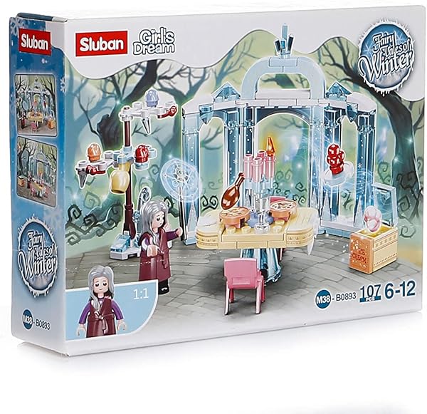 Sluban Girl's Dream Prenses Evi Yapım Seti, 107 Parça