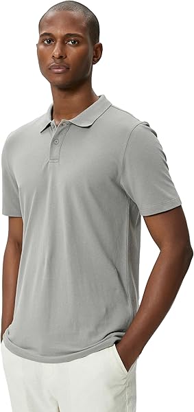 Koton Polo Yaka Kısa Kollu Basic TişörtTişörtErkek
