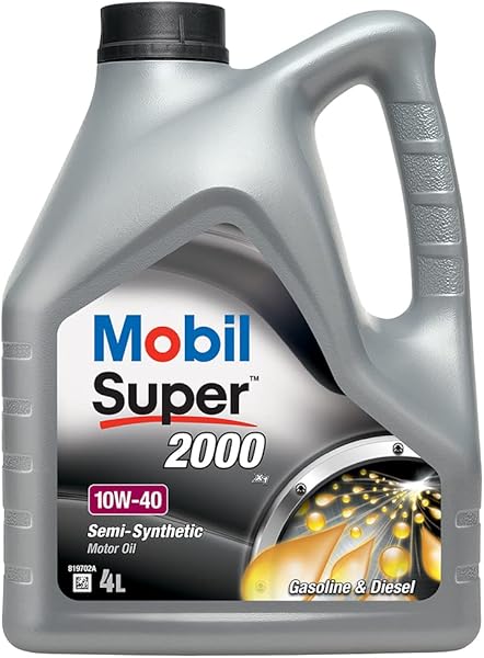 Mobil Super 2000 X1 10W40 Motor Yağı, 4lt