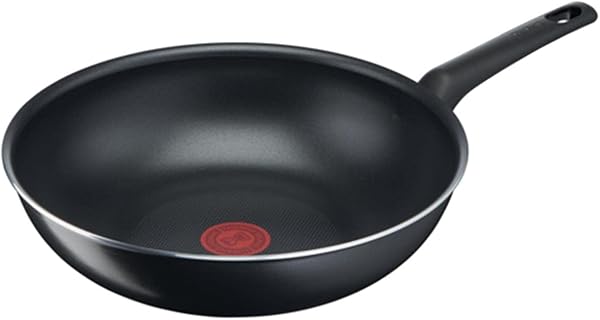 Tefal B55619 Titanyum 1X SimpleCook Wok Tava 28 cm - 2100118533 siyah