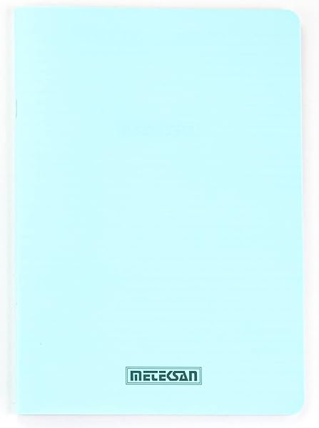 Meteksan Seren Pastel A4 PP Kapaklı Defter, 60 Yaprak, Çizgili, Mavi