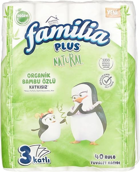 Familia Plus Natural 40'lı Paket Tuvalet Kağıdı