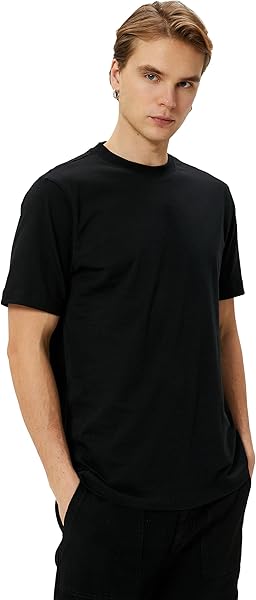 Koton Bisiklet Yaka Kısa Kollu Basic Tişört Tişört Erkek