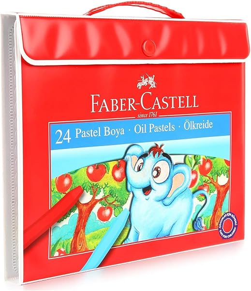 Faber-Castell Çantalı Pastel Boya, 24 Renk