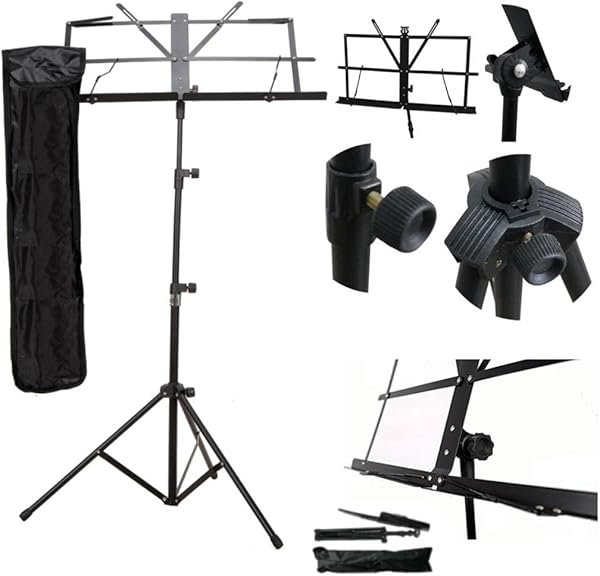 Nota Sehpası CHROMA Portatif -Katlanır-Sağlam Metal Konstrüksiyon