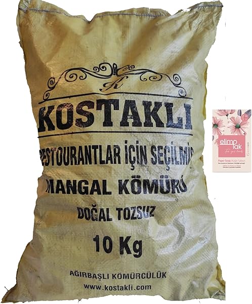 Kostaklı Meşe Mangal Kömürü Restoranlar İçin Seçilmiş 10 Kg