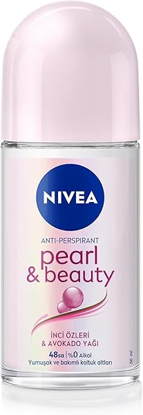 NIVEA Kadın Roll On Deodorant Pearl & Beauty 48 Saat Anti-perspirant Koruma (50 ml)