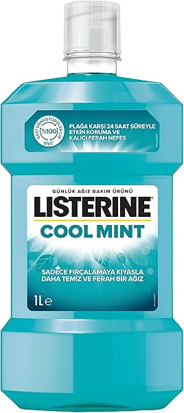 listerine cool mint ağız bakım suyu 1000 ml