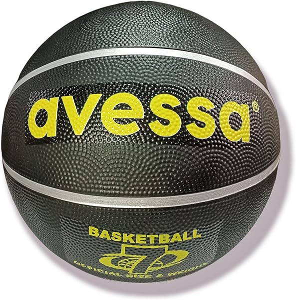 Avessa Basketbol Topu No:7 Siyah 530 Gr