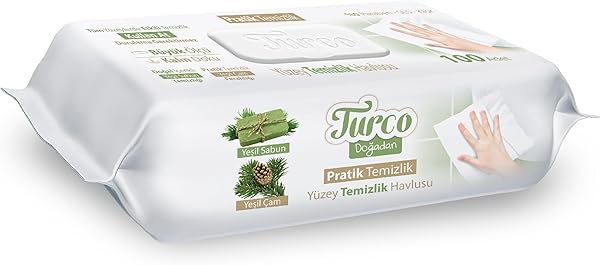 Turco Doğadan Pratik Yüzey Temizlik Havlusu 100 Yaprak