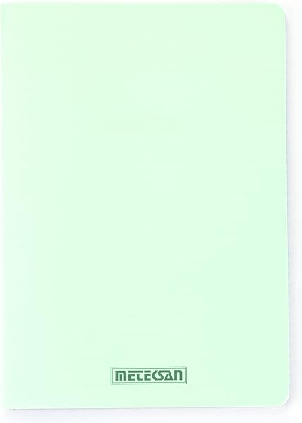 Meteksan Seren Pastel A4 PP Kapaklı Defter, 60 Yaprak, Çizgili, Yeşil