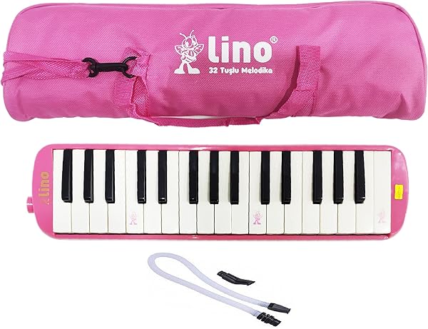 LİNO MELODİKA 32 TUŞLU BEZ ÇANTA PEMBE