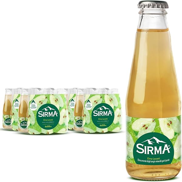 Sırma C Vitaminli Elma Aromalı Doğal Maden Suyu (24 x 200 ml)