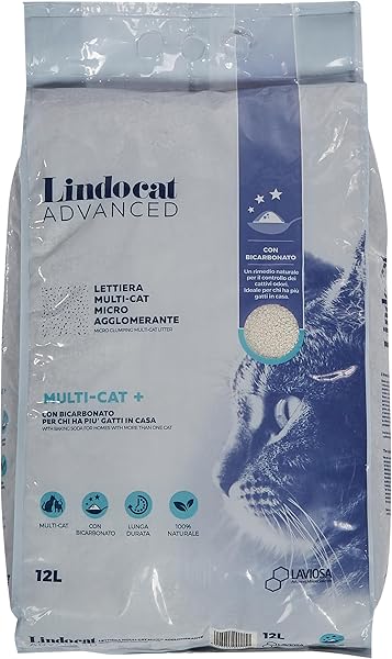 Lindo Cat Advanced Sodyumbikarbonatlı Kedi Kumu 12 Litre