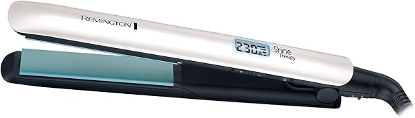 Remington S8500 Shine Therapy Saç Düzleştirici (Daha Fazla Parlaklık için Mikro Aktif Bileşenlerle Zenginleştirilmiş Seramik 