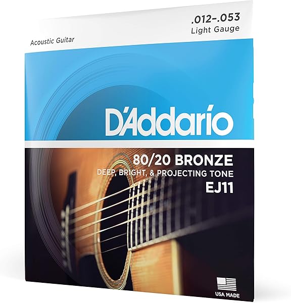 D'Addario EJ11 80/20 Bronze Akustik Gitar Teli (12-53)