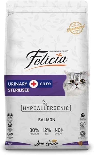 Felicia Az Tahıllı 2 Kg Sterilised Somonlu Kısırlaştırılmış Hypoallergenic Kedi Maması