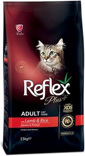 Reflex Plus Kuzulu Kuru Kedi Maması, 15 Kg