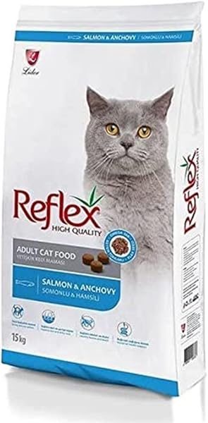 Reflex Somonlu ve Hamsili Yetişkin Kedi Maması 15 kg