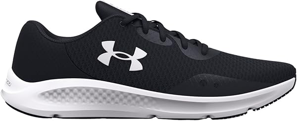 Under Armour UA W Charged Pursuit 3 Kadın Koşu Ayakkabısı, Black/Black/White, 40 EU