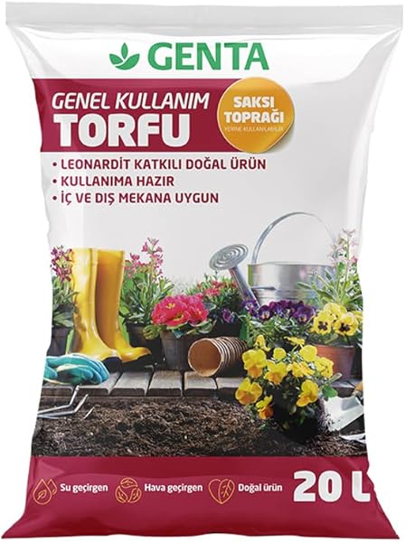 Genta Genel Kullanım Torfu Toprağı 20 Lt