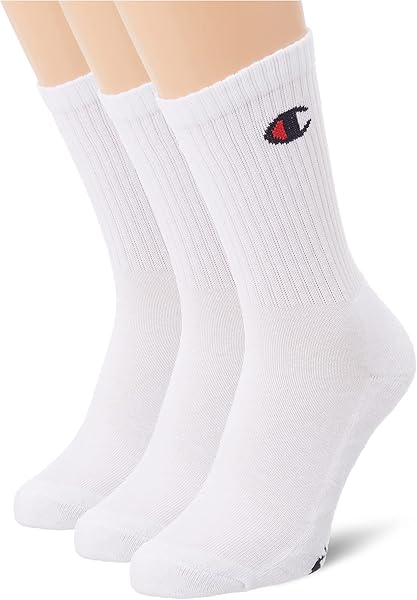 Champion C-Logo 3'lü Paket Crew Çorap, Unisex Yetişkin