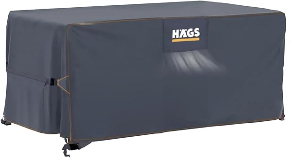 Haegs Bahçe Mobilyası Örtüsü, 250-210-90cm, Ağır Hizmet Oxford Kumaş, Su Geçirmez, Dış Mekan Veranda Masa Örtüsü, Havalandırm
