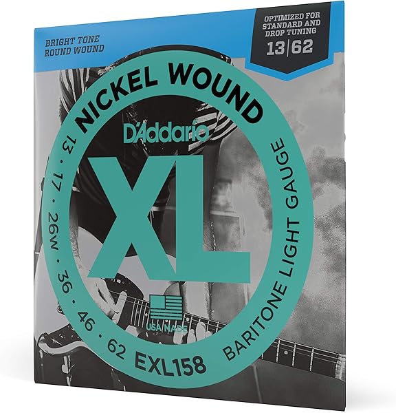 D'Addario Exl158 Elektro Gitar Tel Seti, Xl, 13-62, 3Rd Nickel Woun