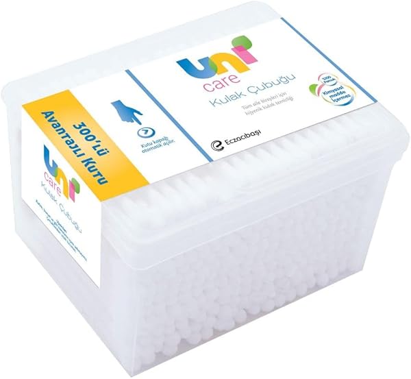 Uni Care Kulak Çubuğu 300 Adet