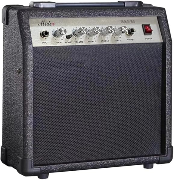 Midex MGA-30 Elektro Gitar Amfisi 30 WATT Gain Özelliği Kulaklık Çıkışı
