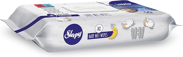 XL Lavanta Kokulu Bebek Vücut Temizleme Havlusu 50 Yaprak