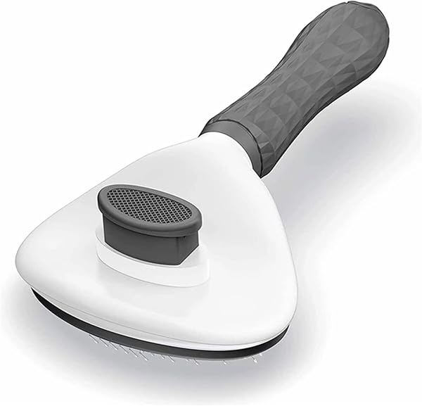 Otomatik Temizlenen Kedi Köpek Tarağı (Gri)